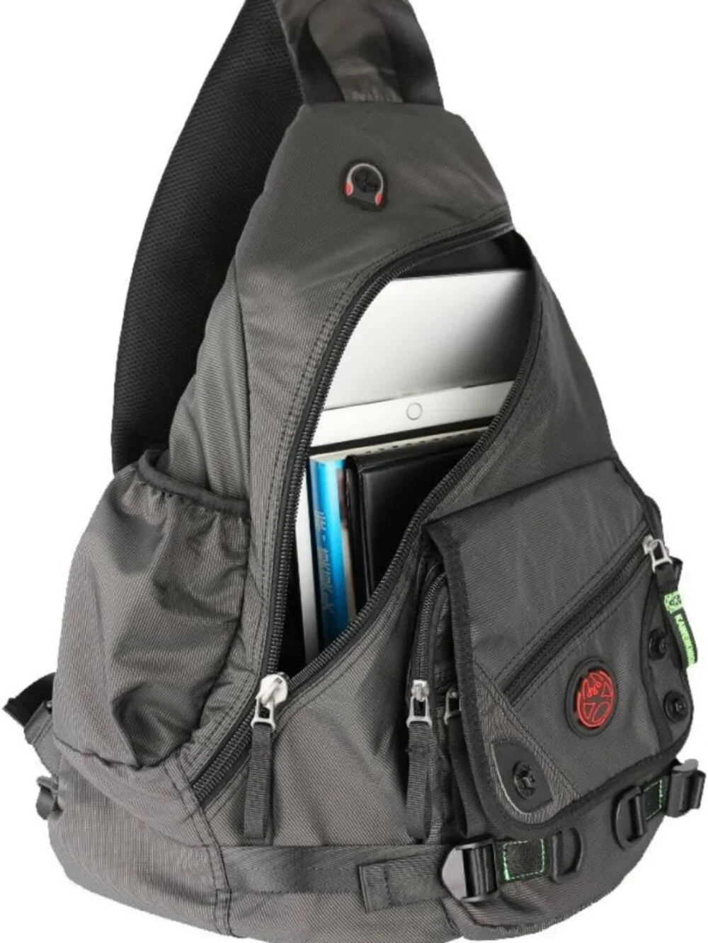 Large Sling Bag for Laptops - Stylish Crossbody Messenger Backpack for Travel